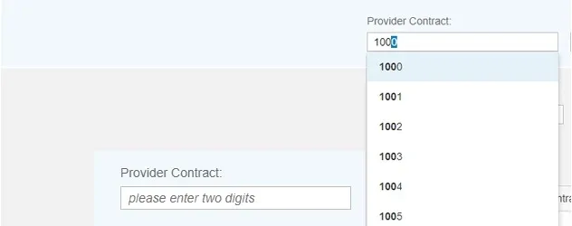 Provider Contract