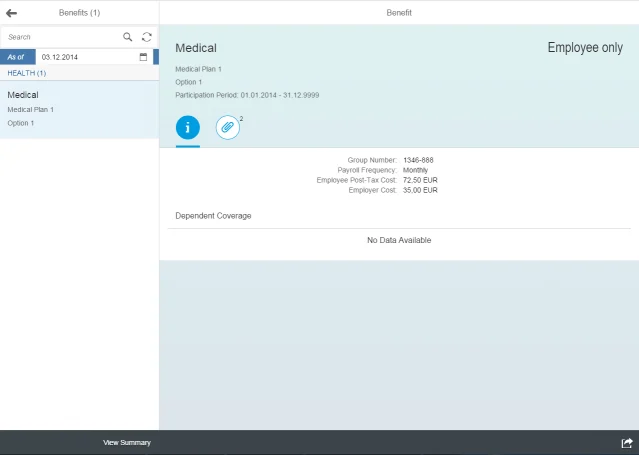 SAP-Fiori-My-Benefits-App
