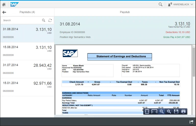 SAP-Fiori-My-Paystubs-App