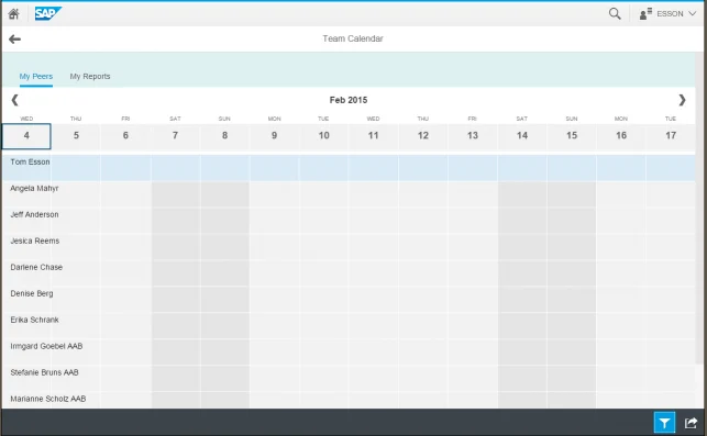 SAP-Fiori-My-Team-Calendar-App