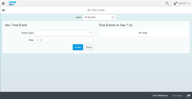 SAP-Fiori-My-Time-Events-App