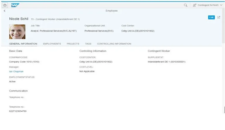 SAP-Fiori-Employee-Factsheet-App