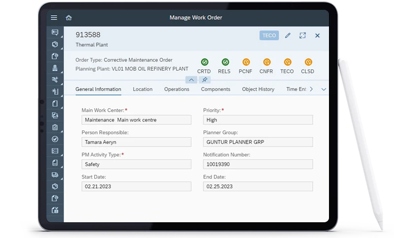 img manage work order