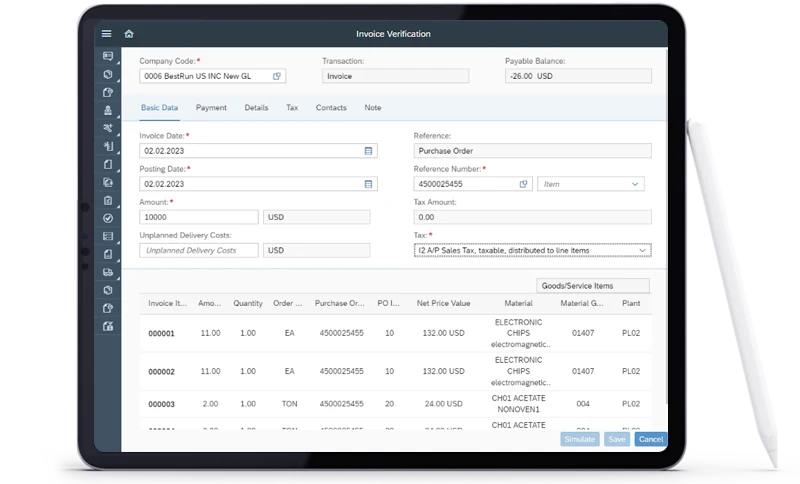 invoice verification