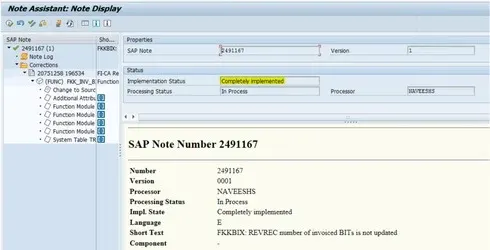 Note Implementation