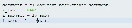 Create Document