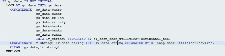 Convert Internal Table