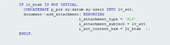 Create an attachment